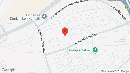 Lägenheter att hyra i Kungälv - kort over placeringen