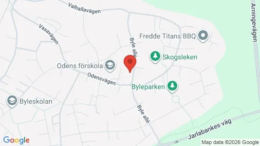 Lägenheter att hyra i Täby - kort over placeringen