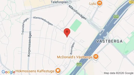 Lägenheter att hyra i Söderort - kort over placeringen