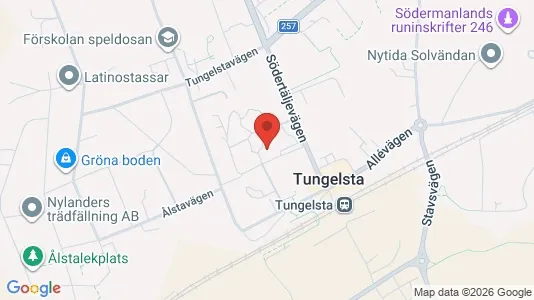 Lägenheter att hyra i Haninge - kort over placeringen