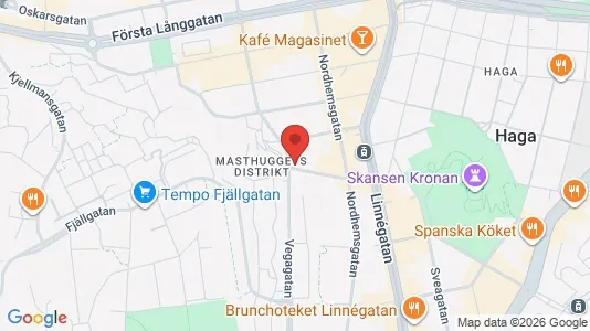 Lägenheter att hyra i Göteborg Centrum - kort over placeringen