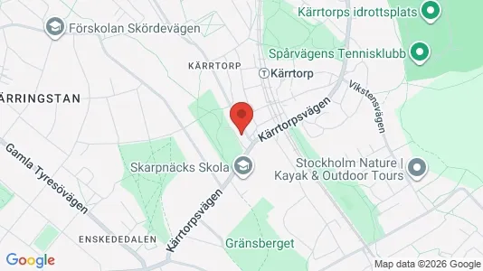 Lägenheter att hyra i Söderort - kort over placeringen