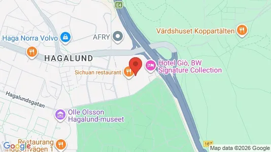 Lägenheter att hyra i Solna - kort over placeringen