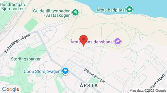 Lägenheter att hyra i Hammarbyhamnen - kort over placeringen