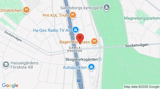 Lägenheter att hyra i Söderort - kort over placeringen