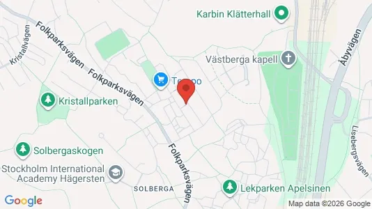 Lägenheter att hyra i Söderort - kort over placeringen