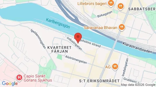 Lägenheter att hyra i Kungsholmen - kort over placeringen