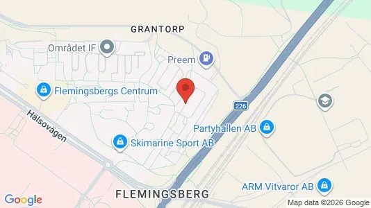 Lägenheter att hyra i Huddinge - kort over placeringen