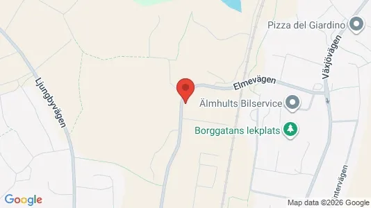 Lägenheter att hyra i Älmhult - kort over placeringen