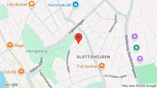 Lägenheter att hyra i Helsingborg - kort over placeringen