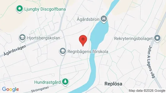 Lägenheter att hyra i Ljungby - kort over placeringen