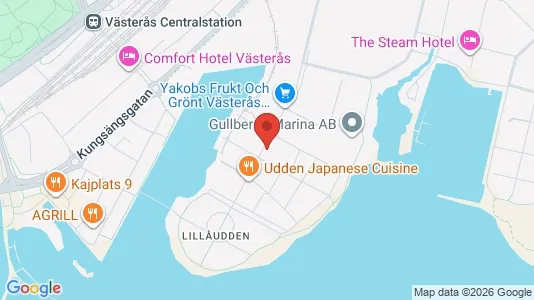 Lägenheter att hyra i Västerås - kort over placeringen
