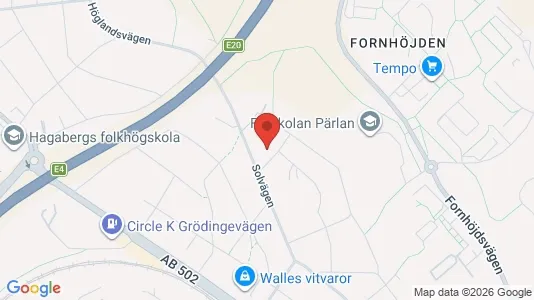 Lägenheter att hyra i Södertälje - kort over placeringen