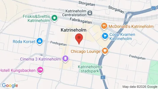 Lägenheter att hyra i Katrineholm - kort over placeringen