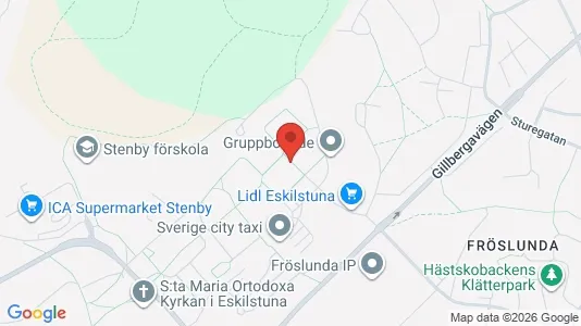 Lägenheter att hyra i Eskilstuna - kort over placeringen