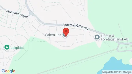 Lägenheter att hyra i Salem - kort over placeringen
