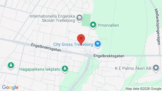Lägenheter att hyra i Trelleborg - kort over placeringen