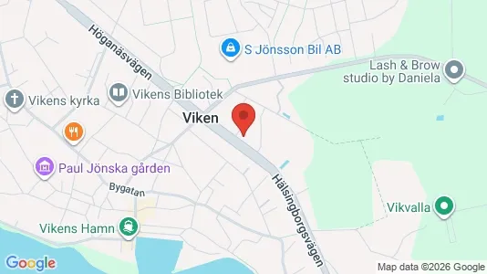 Lägenheter att hyra i Höganäs - kort over placeringen