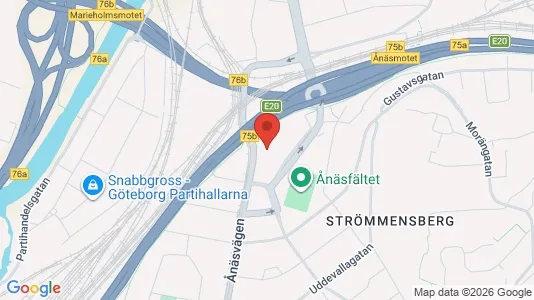 Lägenheter att hyra i Örgryte-Härlanda - kort over placeringen