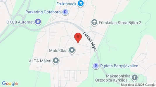 Lägenheter att hyra i Göteborg Östra - kort over placeringen