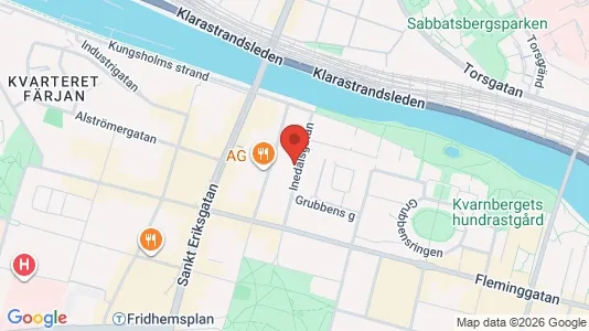 Lägenheter att hyra i Kungsholmen - kort over placeringen