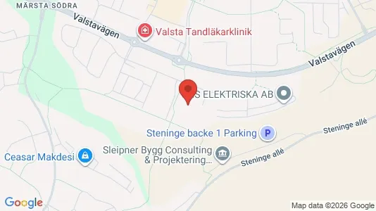 Lägenheter att hyra i Sigtuna - kort over placeringen