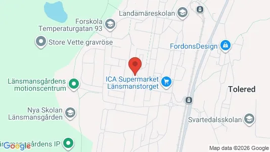 Rum att hyra i Västra hisingen - kort over placeringen