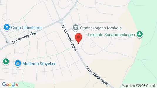 Lägenheter att hyra i Ulricehamn - kort over placeringen