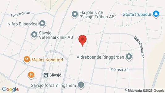 Lägenheter att hyra i Sävsjö - kort over placeringen