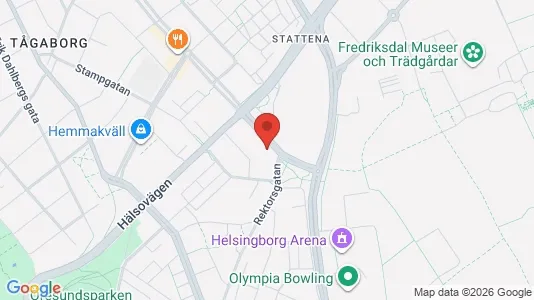 Lägenheter att hyra i Helsingborg - kort over placeringen