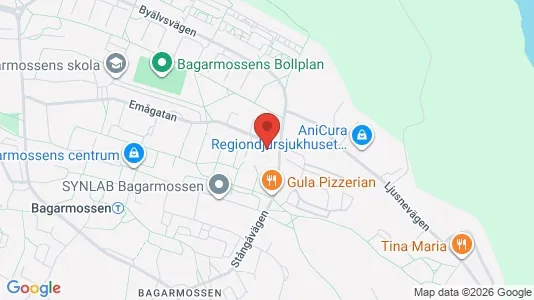 Lägenheter att hyra i Söderort - kort over placeringen