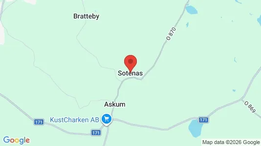 Lägenheter att hyra i Sotenäs - kort over placeringen