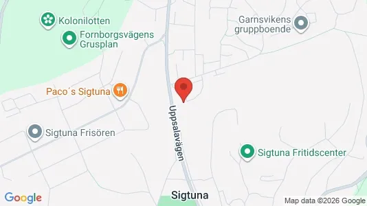 Lägenheter att hyra i Sigtuna - kort over placeringen