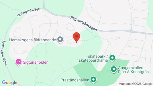 Lägenheter att hyra i Sigtuna - kort over placeringen