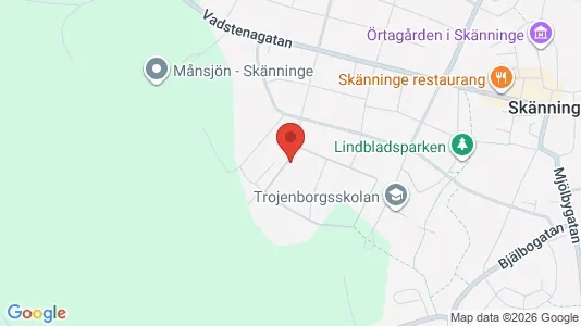 Lägenheter att hyra i Mjölby - kort over placeringen