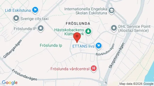 Lägenheter att hyra i Eskilstuna - kort over placeringen