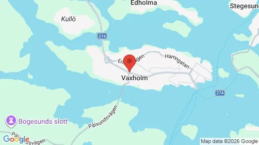 Lägenheter att hyra i Vaxholm - kort over placeringen