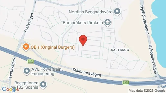 Lägenheter att hyra i Södertälje - kort over placeringen