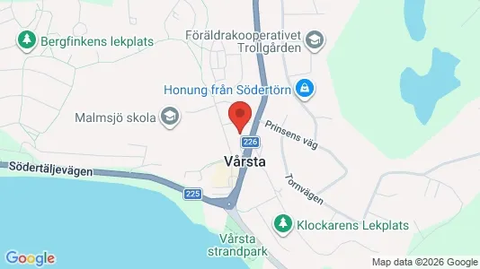 Lägenheter att hyra i Nynäshamn - kort over placeringen