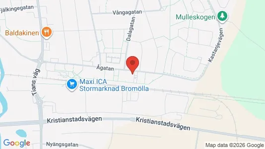 Lägenheter att hyra i Bromölla - kort over placeringen