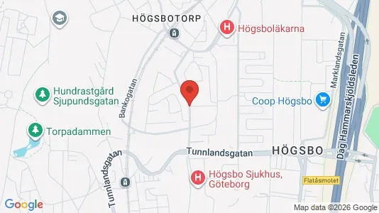 Lägenheter att hyra i Majorna-Linné - kort over placeringen