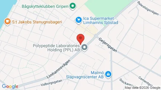 Lägenheter att hyra i Limhamn/Bunkeflo - kort over placeringen