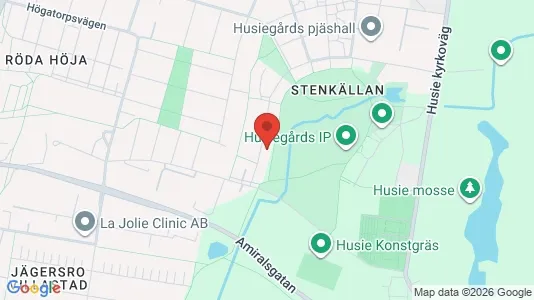 Lägenheter att hyra i Husie - kort over placeringen