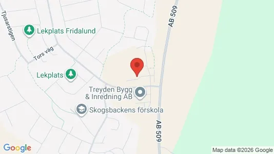 Lägenheter att hyra i Nykvarn - kort over placeringen