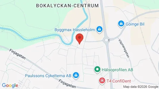 Lägenheter att hyra i Hässleholm - kort over placeringen