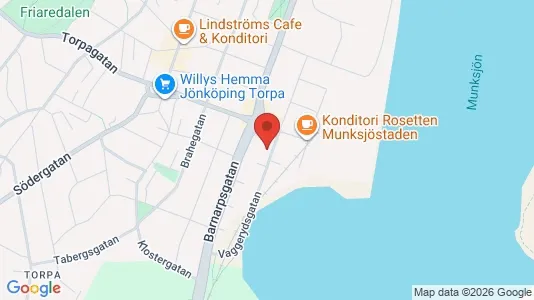 Lägenheter att hyra i Jönköping - kort over placeringen