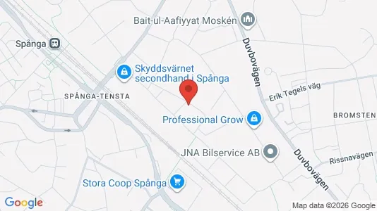 Lägenheter att hyra i Västerort - kort over placeringen
