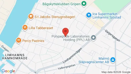 Lägenheter att hyra i Limhamn/Bunkeflo - kort over placeringen