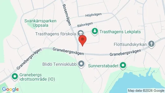 Lägenheter att hyra i Uppsala - kort over placeringen