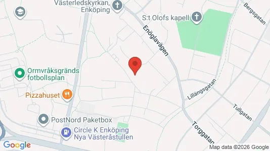 Lägenheter att hyra i Enköping - kort over placeringen